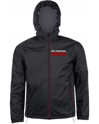 Bestickter Herren Windbreaker (Nix verstehen, ich deutscher)