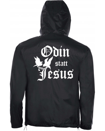 Bestickter Herren Windbreaker (Odin statt Jesus)