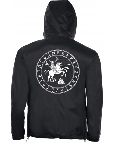 Bestickter Herren Windbreaker (Odin und Sleipnir)