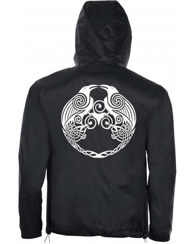Bestickter Herren Windbreaker (Raben)