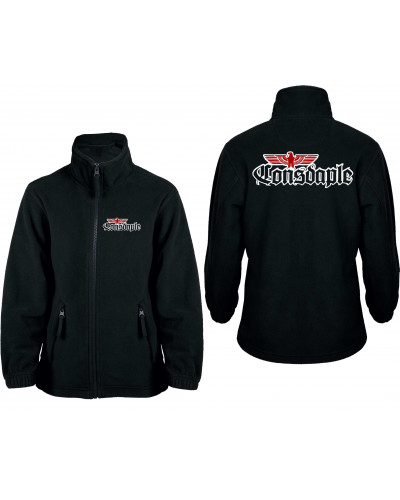 Bestickte Kinder Fleecejacke (Consdaple, Adler 2018)