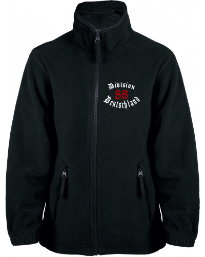 Bestickte Kinder Fleecejacke (Division 88 Deutschland)