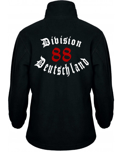 Bestickte Kinder Fleecejacke (Division 88 Deutschland)