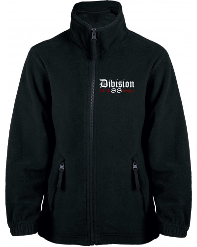 Bestickte Kinder Fleecejacke (Division 88 Runen)