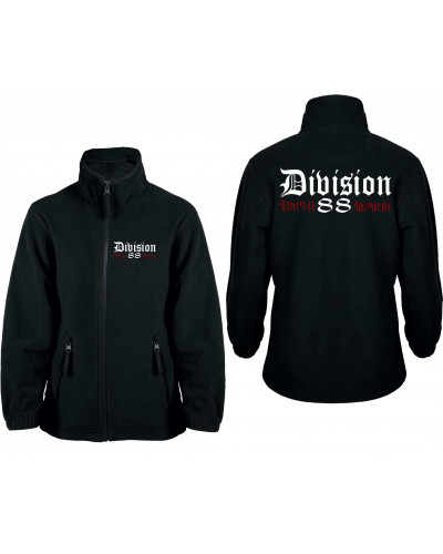 Bestickte Kinder Fleecejacke (Division 88 Runen)