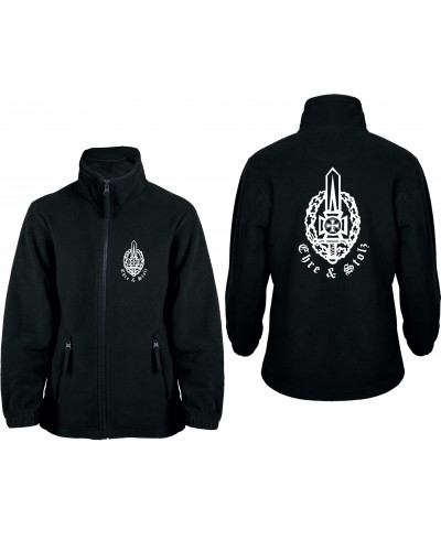 Bestickte Kinder Fleecejacke (Ehre & Stolz)