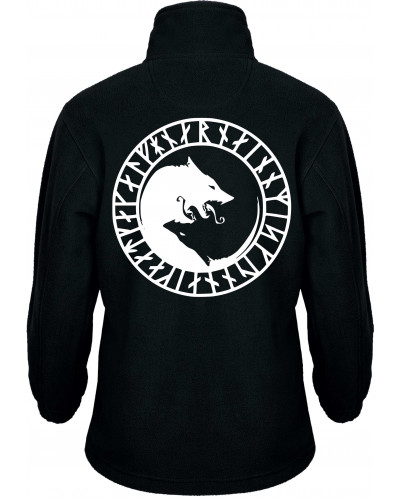 Bestickte Kinder Fleecejacke (Fenrir)