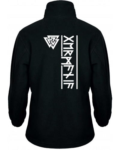 Bestickte Kinder Fleecejacke (Germania Runen)