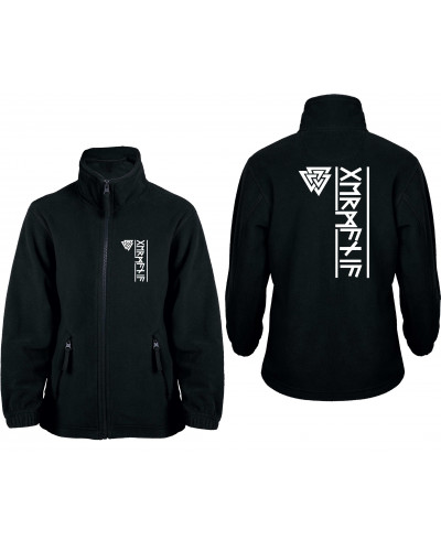 Bestickte Kinder Fleecejacke (Germania Runen)