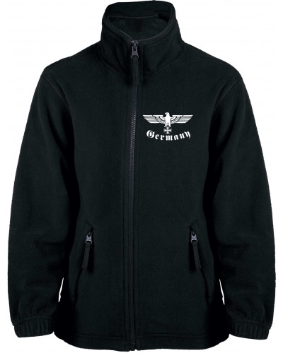 Bestickte Kinder Fleecejacke (Germany, Adler)