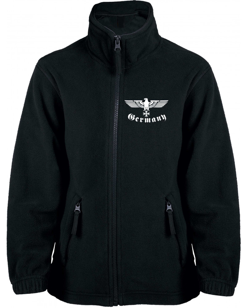 Bestickte Kinder Fleecejacke (Germany, Adler)