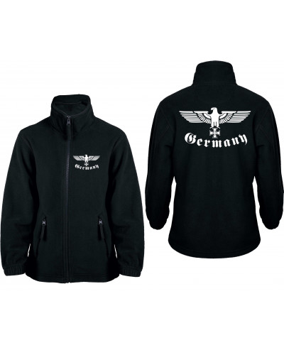 Bestickte Kinder Fleecejacke (Germany, Adler)