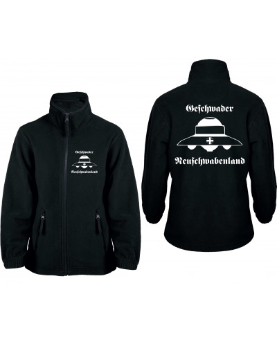 Bestickte Kinder Fleecejacke (Geschwader Neuschwabenland)