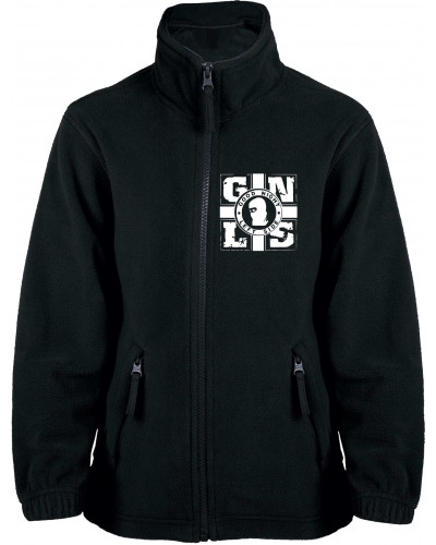 Bestickte Kinder Fleecejacke (GNLS, Kreuz)