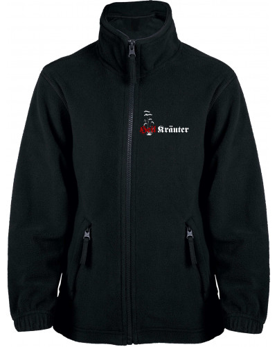 Bestickte Kinder Fleecejacke (Heil Kräuter)