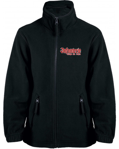 Bestickte Kinder Fleecejacke (Infanterie, Königin aller Waffen)