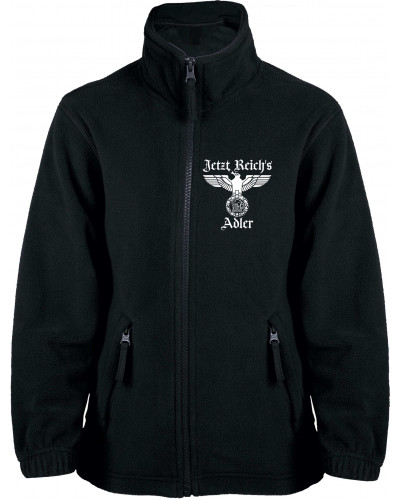 Bestickte Kinder Fleecejacke (Jetzt Reichs Adler)