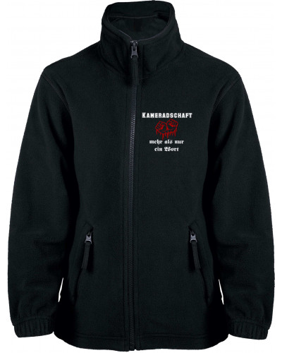 Bestickte Kinder Fleecejacke (Kameradschaft mehr als nur ein Wort)