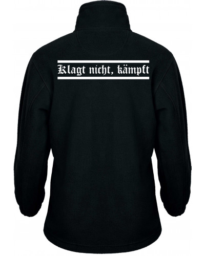 Bestickte Kinder Fleecejacke (Klagt nicht kämpft)