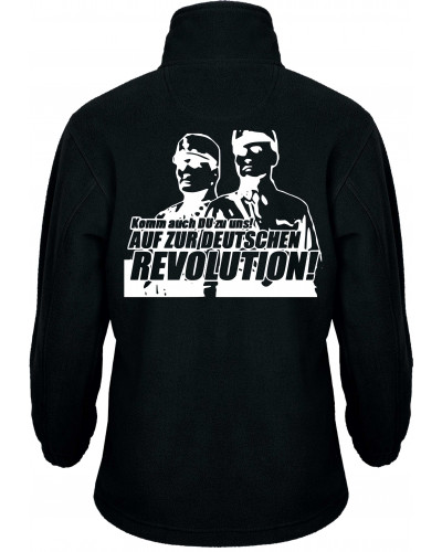 Bestickte Kinder Fleecejacke (Komm zur Revolution)