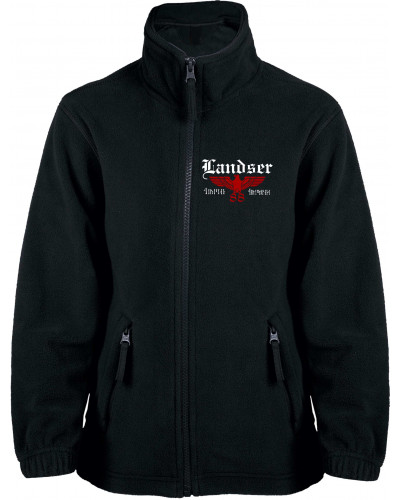 Bestickte Kinder Fleecejacke (Landser, Adler 88)