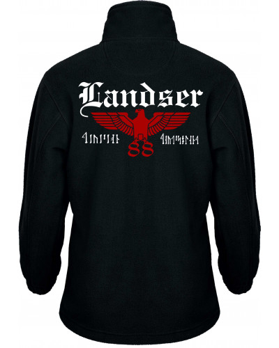 Bestickte Kinder Fleecejacke (Landser, Adler 88)