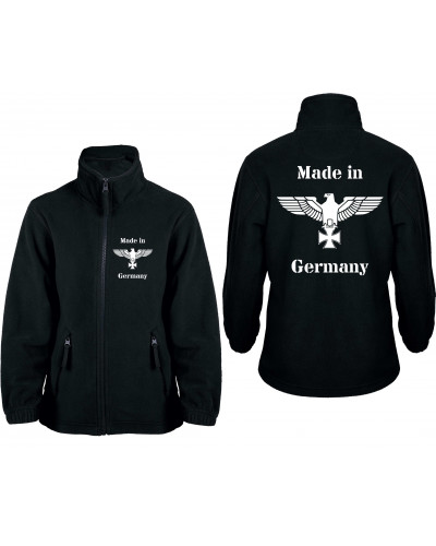 Bestickte Kinder Fleecejacke (Made in Germany)