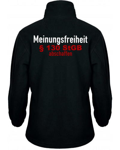 Bestickte Kinder Fleecejacke (Meinungsfreiheit)