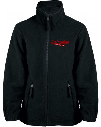Bestickte Kinder Fleecejacke (Nationalist, FSN)