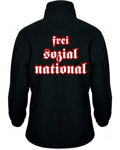 Bestickte Kinder Fleecejacke (Nationalist, FSN)
