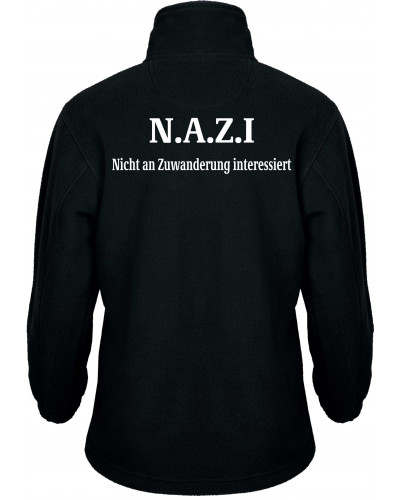 Bestickte Kinder Fleecejacke (Nazi nicht an Zuwanderung interessiert)