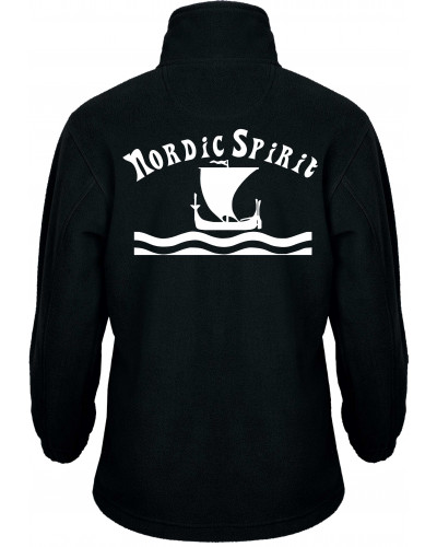 Bestickte Kinder Fleecejacke (Nordic Spirit)