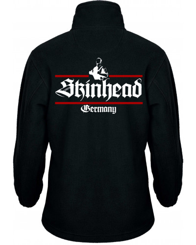 Bestickte Kinder Fleecejacke (Skinhead Germany)