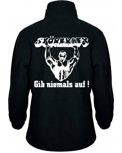 Bestickte Kinder Fleecejacke (Störkraft gib niemals auf)