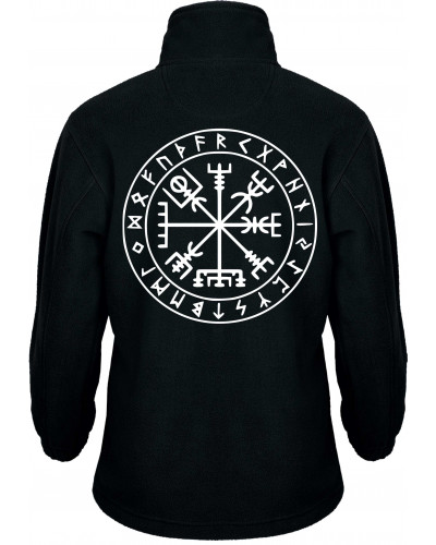 Bestickte Kinder Fleecejacke (Vegvisir)