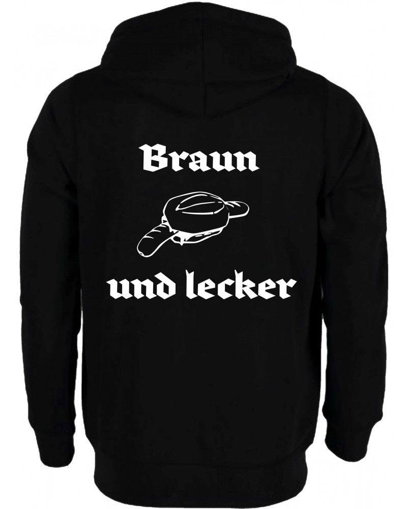Kinder Kapuzen-Jacke (Braun und lecker)