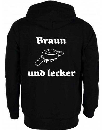 Kinder Kapuzen-Jacke (Braun und lecker)