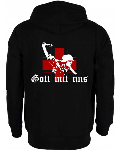 Kinder Kapuzen-Jacke (Gott mit uns, Soldat)