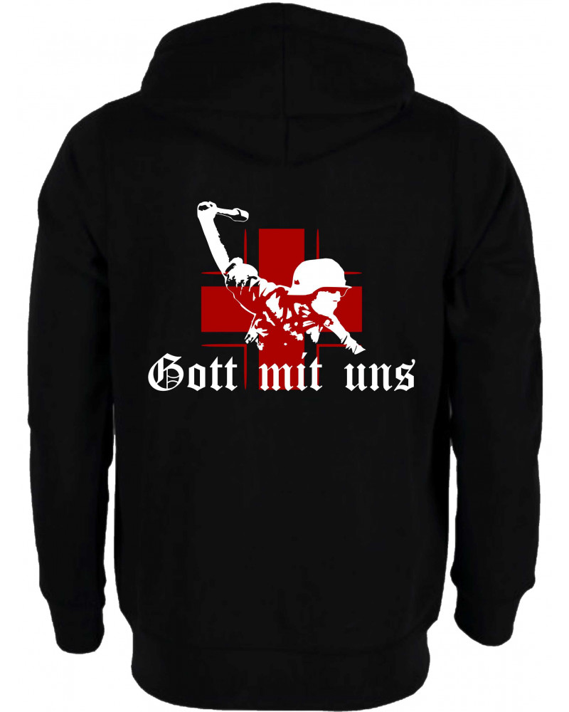 Kinder Kapuzen-Jacke (Gott mit uns, Soldat)