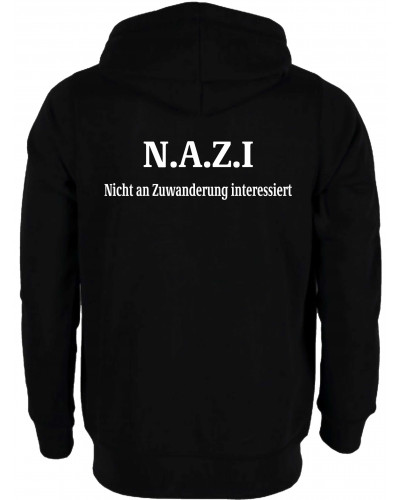 Kinder Kapuzen-Jacke (Nazi nicht an Zuwanderung interessiert)