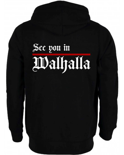 Kinder Kapuzen-Jacke (See you in Walhalla, Strich)