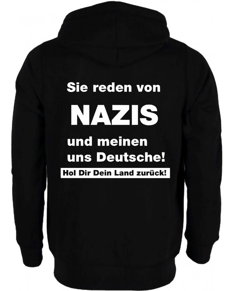 Kinder Kapuzen-Jacke (Sie reden von Nazis)