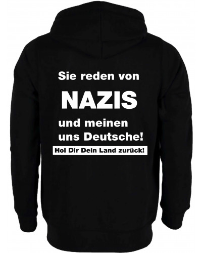 Kinder Kapuzen-Jacke (Sie reden von Nazis)