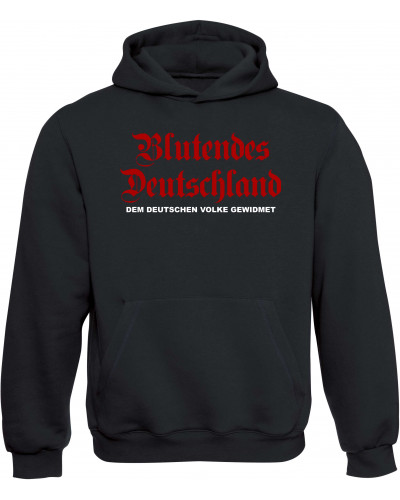 Kinder Kapuzen-Pullover (Blutendes Deutschland)