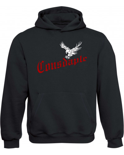 Kinder Kapuzen-Pullover (Consdaple, Adler im Flug)