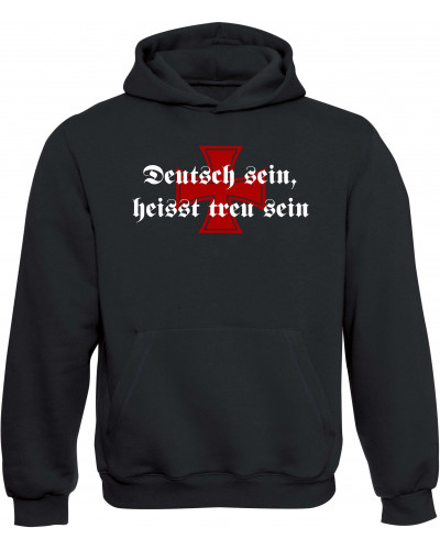 Kinder Kapuzen-Pullover (Deutsch sein, heißt treu sein)