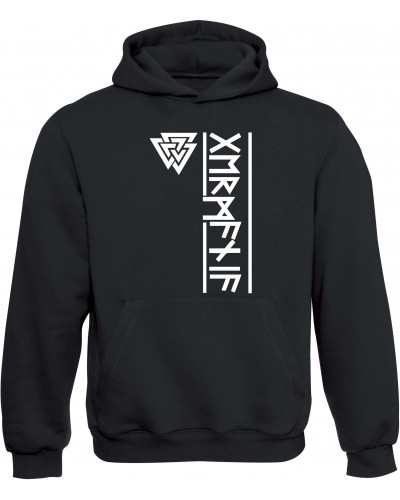 Kinder Kapuzen-Pullover (Germania Runen)
