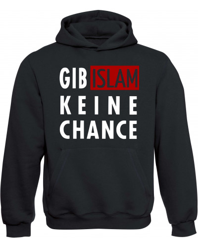 Kinder Kapuzen-Pullover (Gib Islam keine Chance)