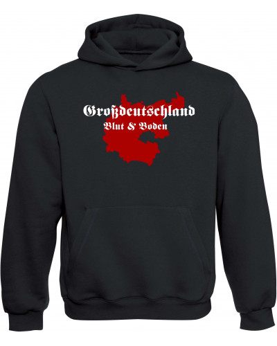 Kinder Kapuzen-Pullover (Großdeutschland Blut&Boden)