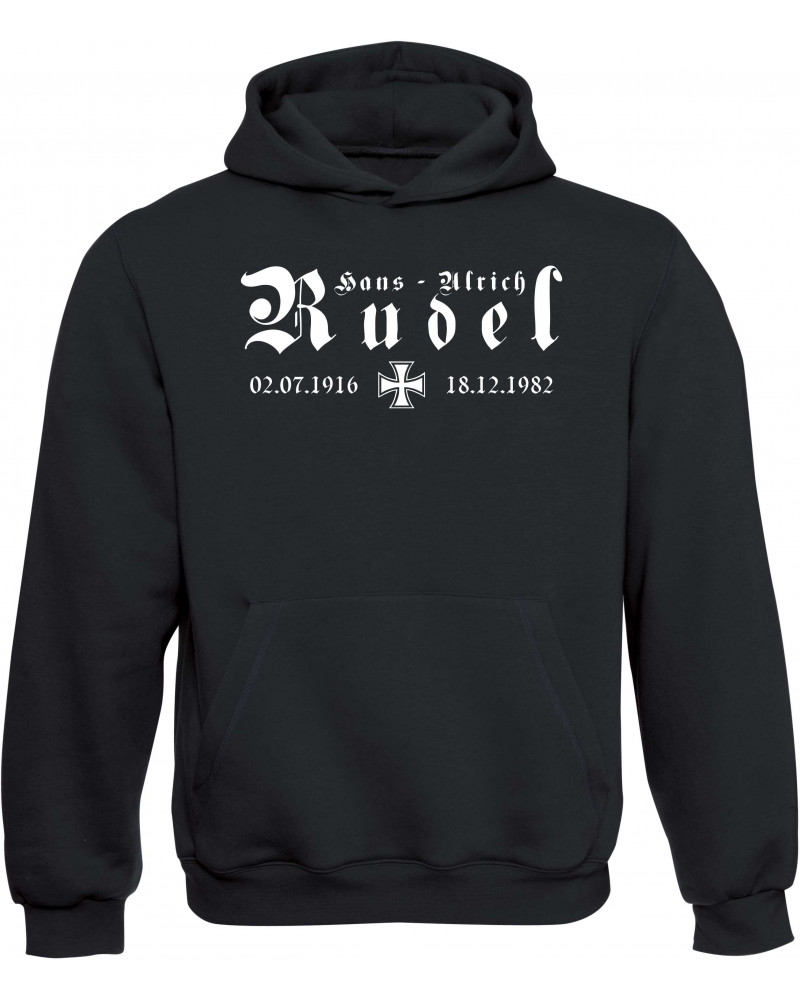 Kinder Kapuzen-Pullover (Hans - Ulrich Rudel, Kreuz)
